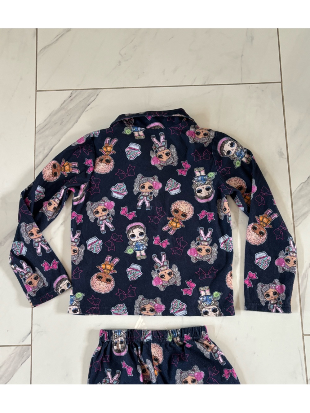 L.O.L. Surprise! Navy Pajama Set with Pink & Cream Accents - Picture 7 of 9